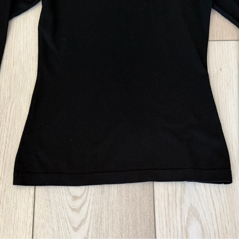 The Limited Black Cold Shoulder Long Sleeve Top XS